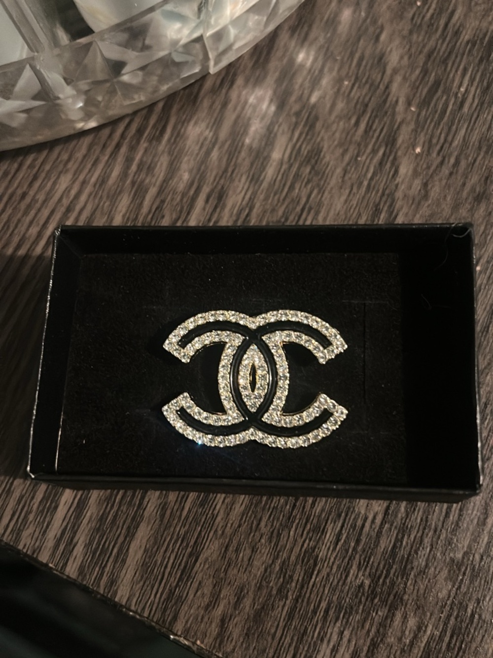 Double C brooch